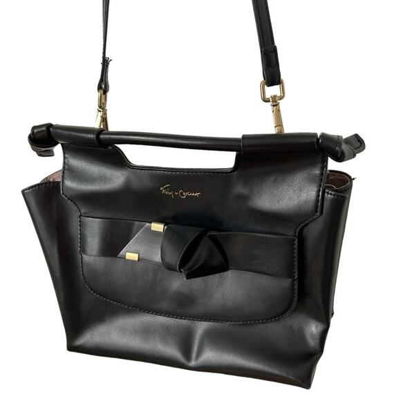 Foley & Corinna‎ black crossbody bag purse bag - Picture 1 of 8